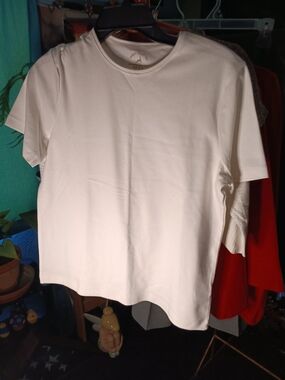 White Stag Short Sleeve Crewneck Tee in White